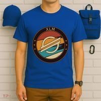 Stellar Xlm Vintage Crypto Retro Art Cryptocurrency Funny Gift T-Shirt thumb 6