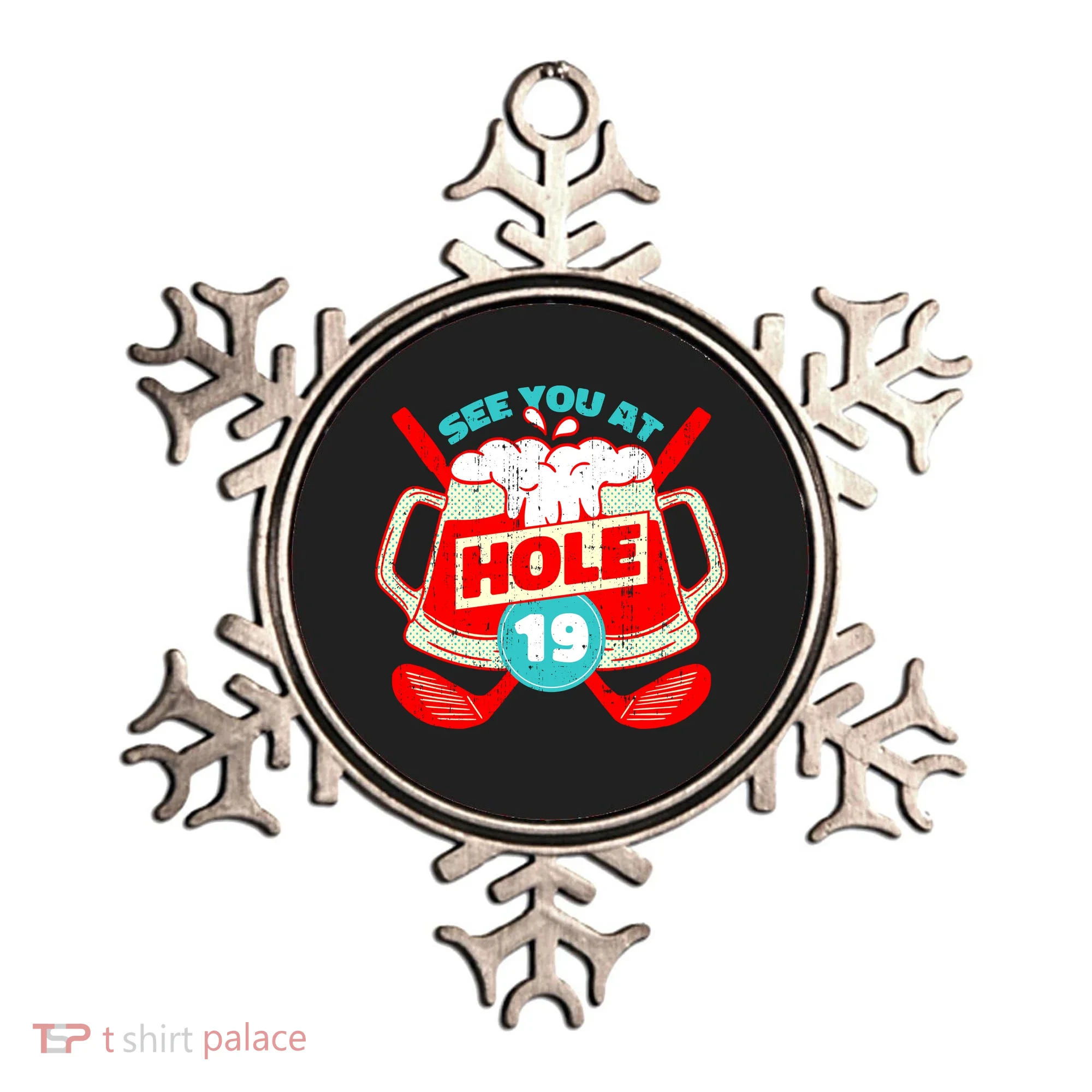See You At Hole 19 Funny Golfer Golf Golfing Ornament
