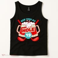 See You At Hole 19 Funny Golfer Golf Golfing Tank Top thumb 2