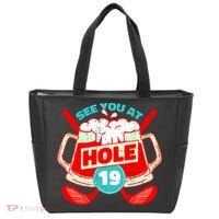 See You At Hole 19 Funny Golfer Golf Golfing Tote Bag thumb 0