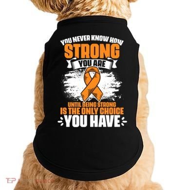 Strong You Are Ms Awareness Multiple Sclerosis Survivor Gift Doggie Tank