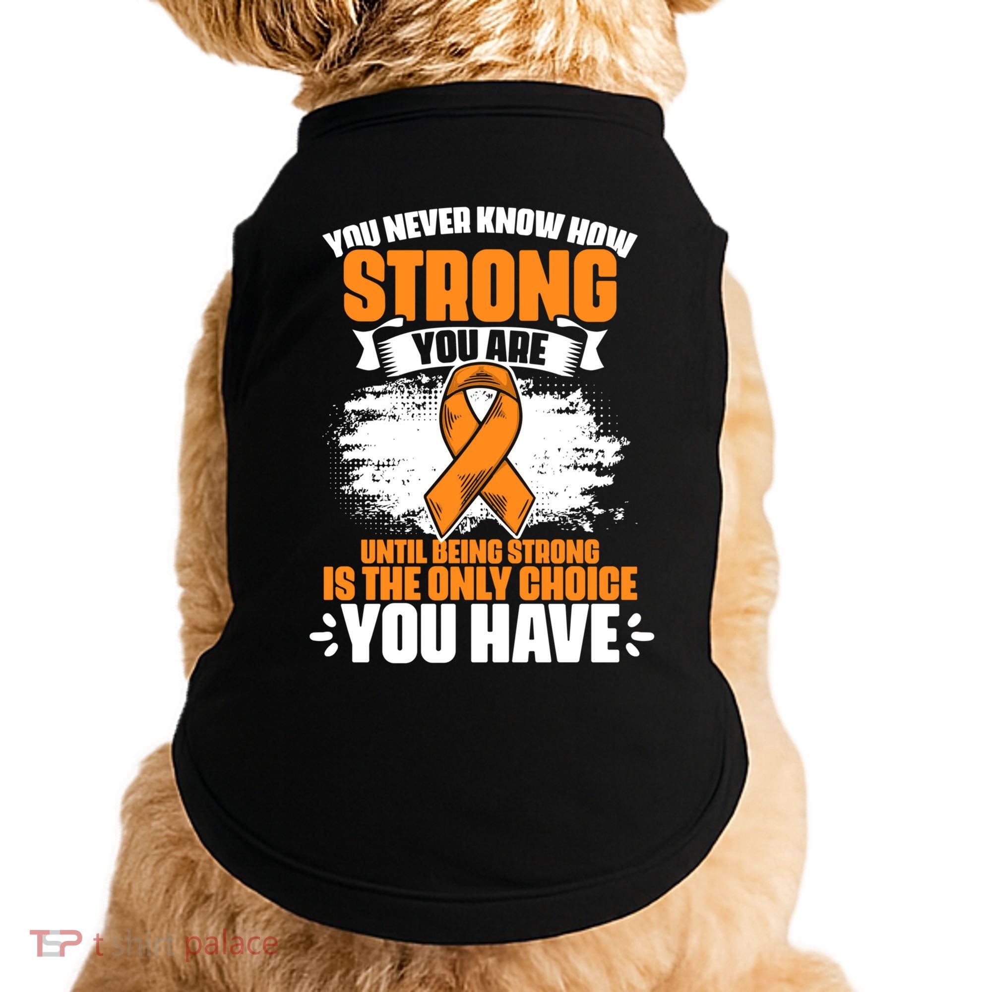 Strong You Are Ms Awareness Multiple Sclerosis Survivor Gift Doggie Tank