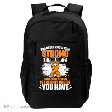 Strong You Are Ms Awareness Multiple Sclerosis Survivor Gift Backpack