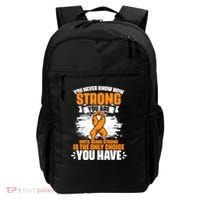 Strong You Are Ms Awareness Multiple Sclerosis Survivor Gift Backpack thumb 0