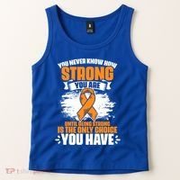 Strong You Are Ms Awareness Multiple Sclerosis Survivor Gift Tank Top thumb 2