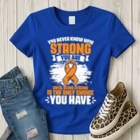 Strong You Are Ms Awareness Multiple Sclerosis Survivor Gift Women's T-Shirt thumb 3
