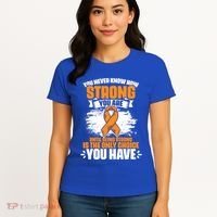 Strong You Are Ms Awareness Multiple Sclerosis Survivor Gift Women's T-Shirt thumb 4