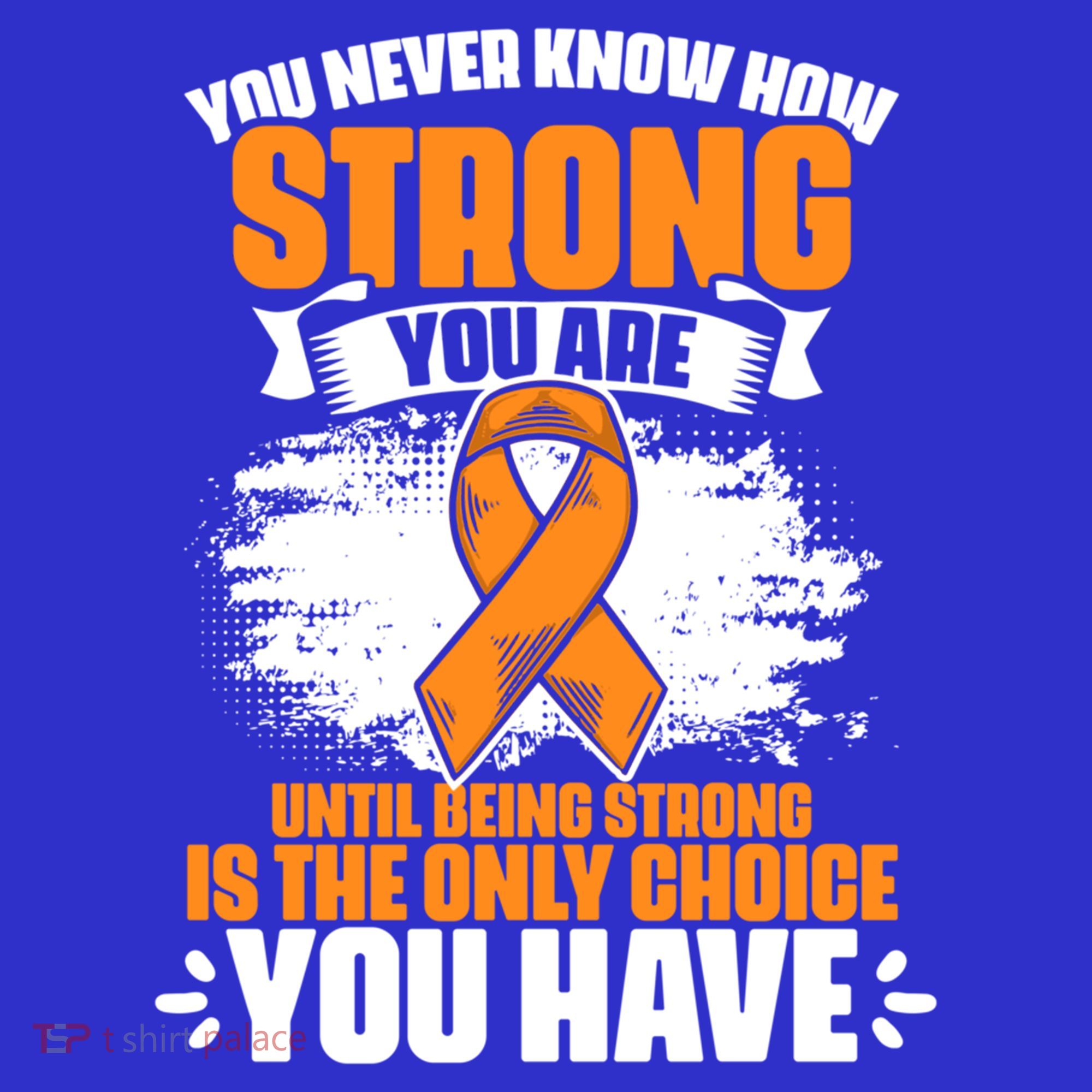 Strong You Are Ms Awareness Multiple Sclerosis Survivor Gift Kids Sweatshirt