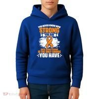 Strong You Are Ms Awareness Multiple Sclerosis Survivor Gift Kids Hoodie thumb 4