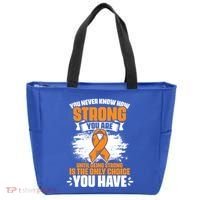 Strong You Are Ms Awareness Multiple Sclerosis Survivor Gift Tote Bag thumb 0