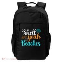 Shell Yeah Beaches Summer Vacation Tropical Cruise Backpack thumb 0