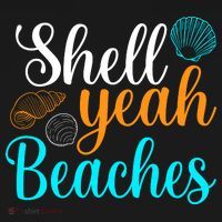 Shell Yeah Beaches Summer Vacation Tropical Cruise Backpack thumb 2