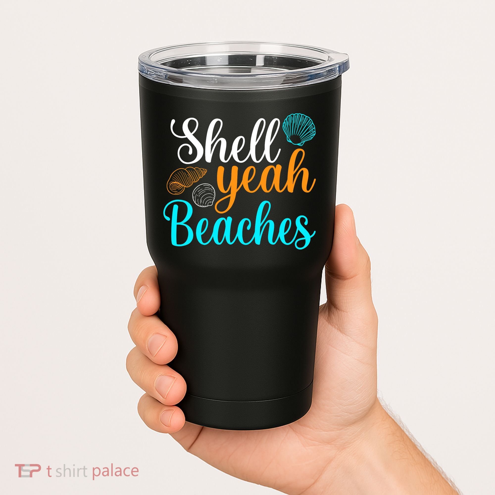 Shell Yeah Beaches Summer Vacation Tropical Cruise Tumbler