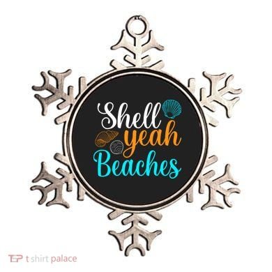 Shell Yeah Beaches Summer Vacation Tropical Cruise Ornament