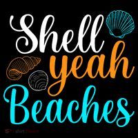 Shell Yeah Beaches Summer Vacation Tropical Cruise Ornament thumb 1