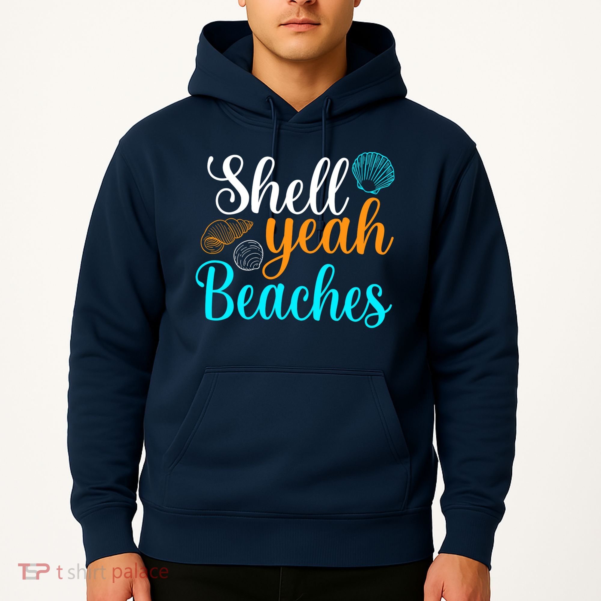Shell Yeah Beaches Summer Vacation Tropical Cruise Hoodie