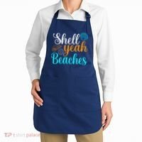 Shell Yeah Beaches Summer Vacation Tropical Cruise Apron thumb 2