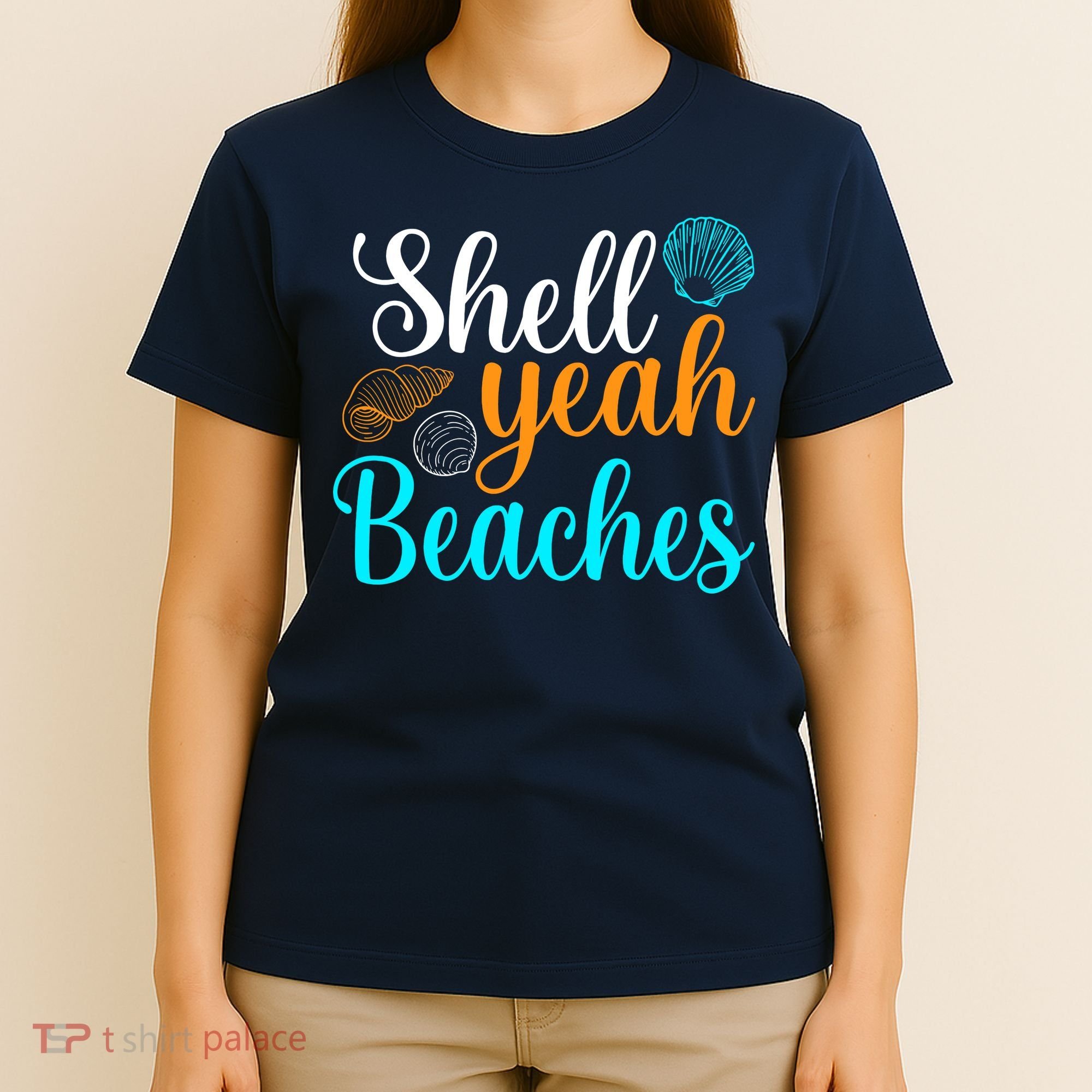 Shell Yeah Beaches Summer Vacation Tropical Cruise T-Shirt