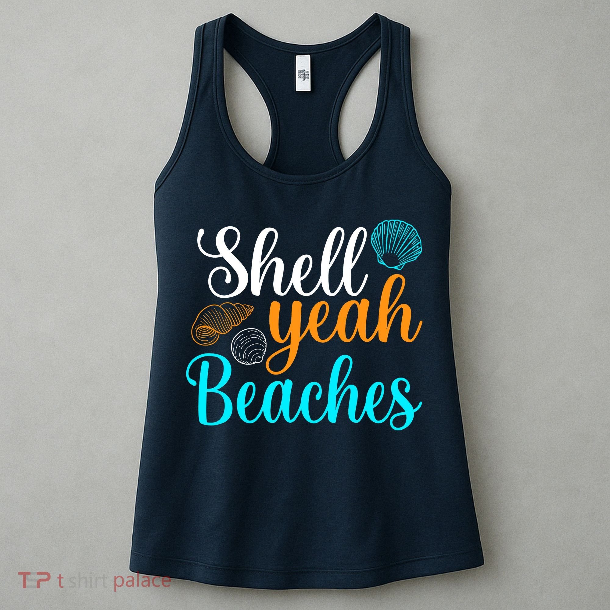 Shell Yeah Beaches Summer Vacation Tropical Cruise Women's Tank Top