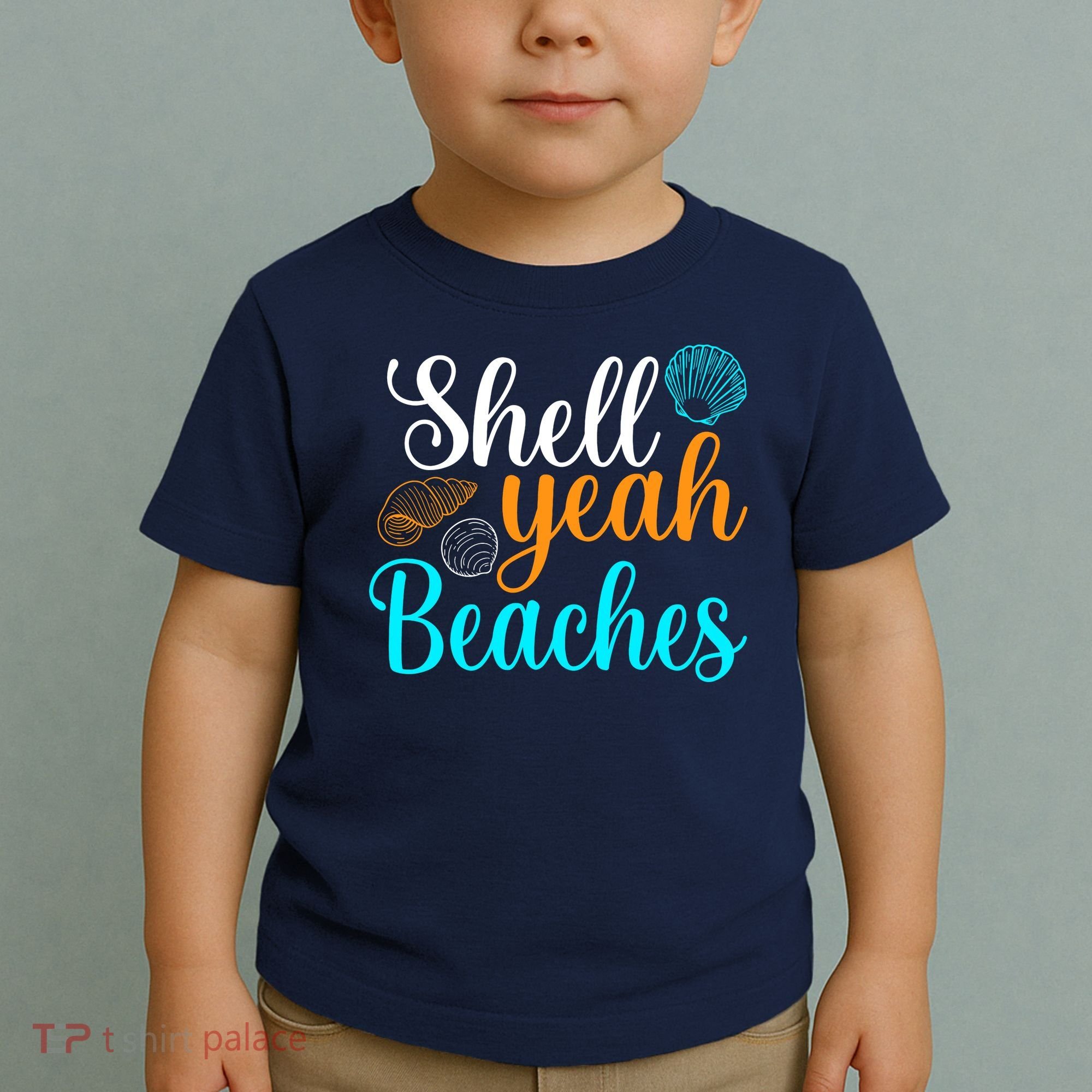 Shell Yeah Beaches Summer Vacation Tropical Cruise Toddler T-Shirt