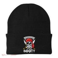 Surrender Your Booty Pirate Skull Funny Jolly Roger Beanie thumb 0