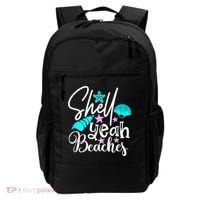 Shell Yeah Beaches Funny Beach Lover Beachcomber Shelling Backpack thumb 0