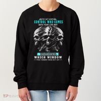 Skull You CanT Always Control Who Comes Into Your Life Women's Sweatshirt thumb 0