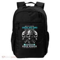 Skull You CanT Always Control Who Comes Into Your Life Backpack thumb 0