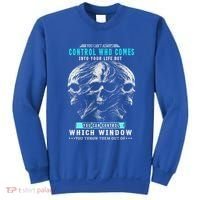 Skull You CanT Always Control Who Comes Into Your Life Sweatshirt thumb 0