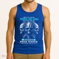 Skull You CanT Always Control Who Comes Into Your Life Tank Top thumb 3