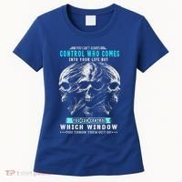 Skull You CanT Always Control Who Comes Into Your Life Women's T-Shirt thumb 0
