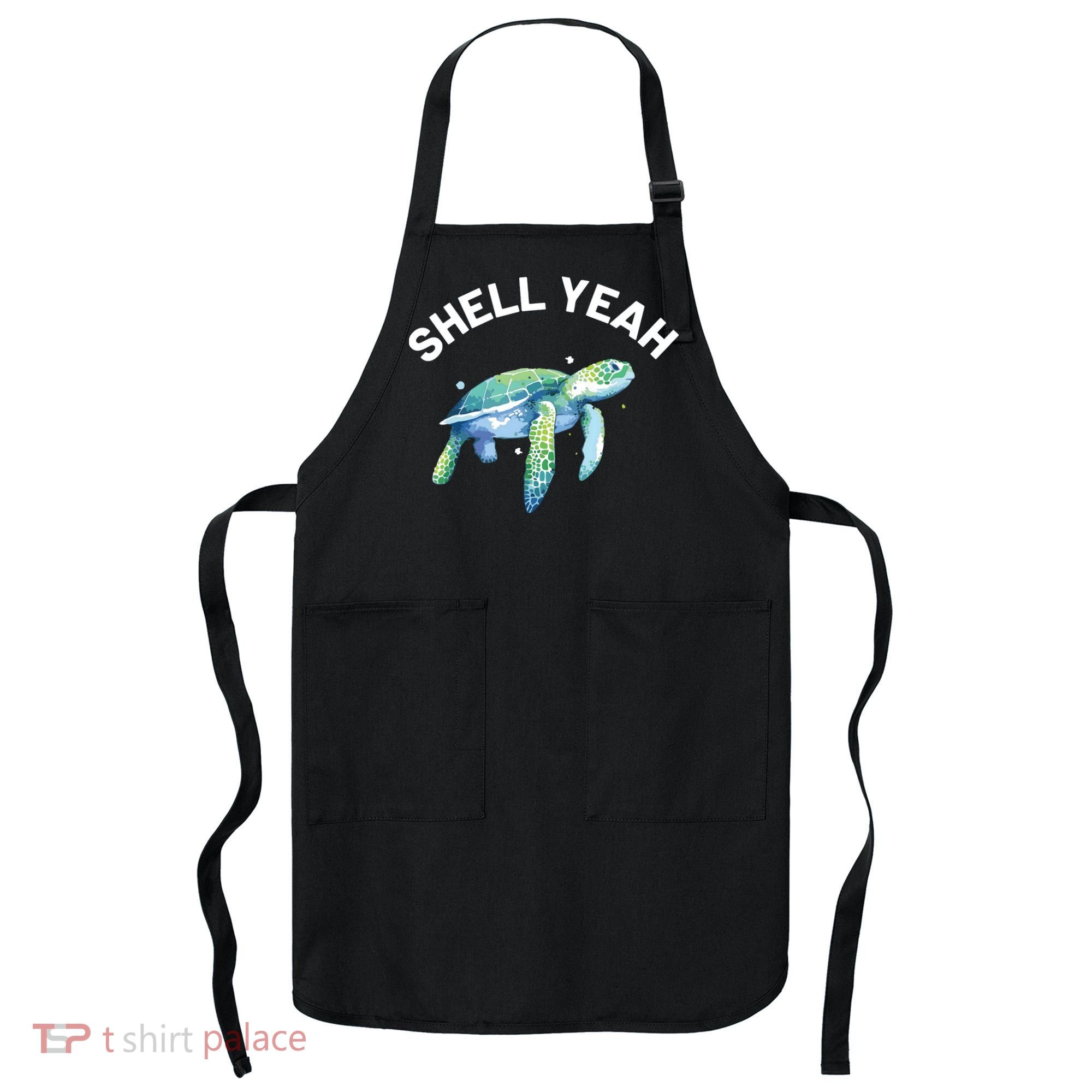 Shell Yeah Cute Tortoise Sea Turtle Lover Apron