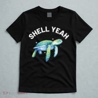 Shell Yeah Cute Tortoise Sea Turtle Lover T-Shirt thumb 5