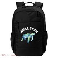 Shell Yeah Cute Tortoise Sea Turtle Lover Backpack thumb 0