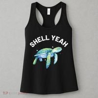 Shell Yeah Cute Tortoise Sea Turtle Lover Women's Tank Top thumb 3