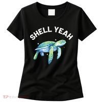 Shell Yeah Cute Tortoise Sea Turtle Lover Women's T-Shirt thumb 0