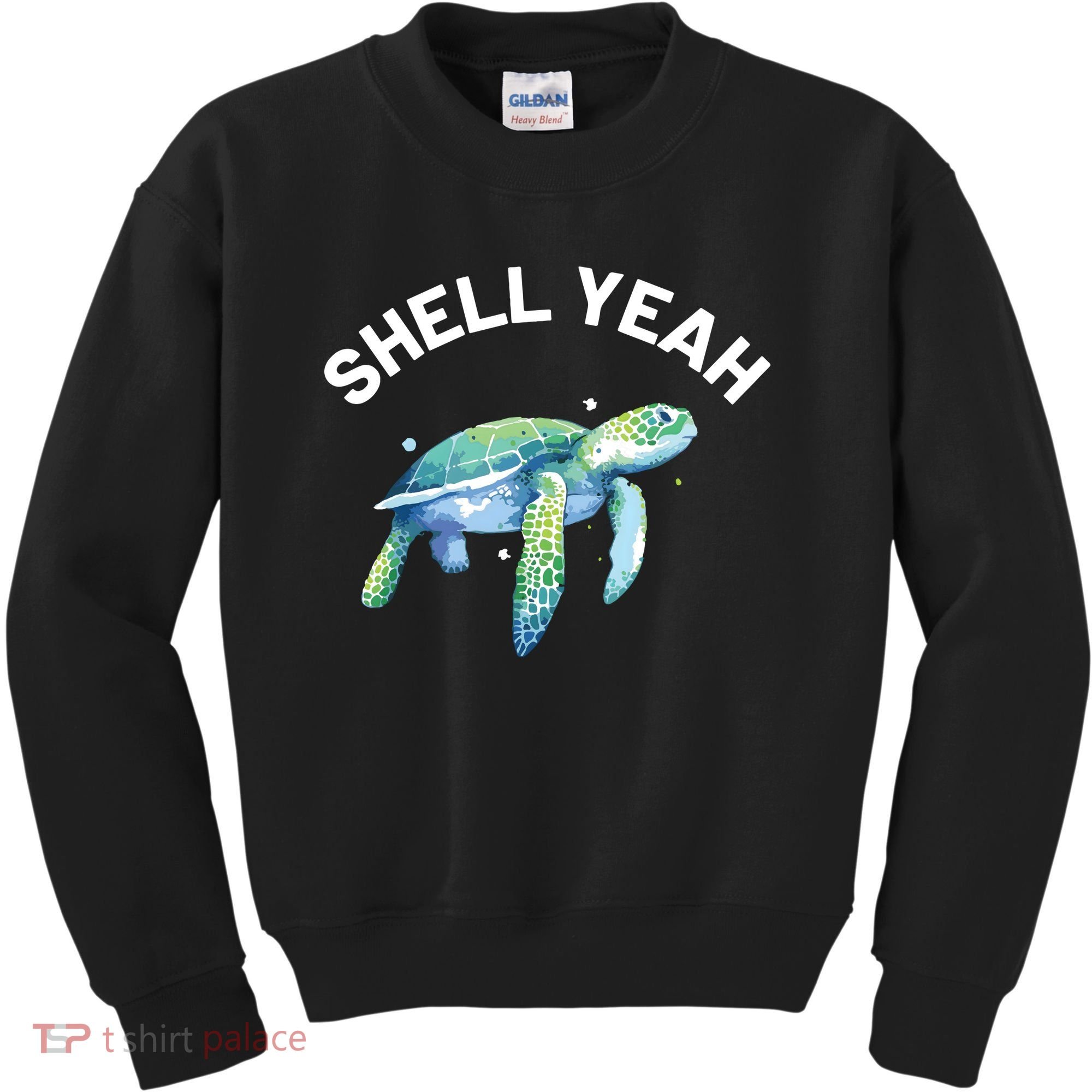 Shell Yeah Cute Tortoise Sea Turtle Lover Kids Sweatshirt