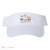 Shake Your Cotton Tail Rainbow Bunny Reto Easter Day Visor thumb 0
