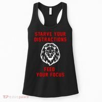 Starve Your Distractions Feed Your Focus Women's Tank Top thumb 0