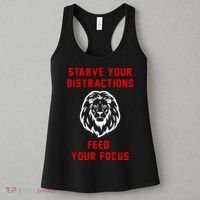 Starve Your Distractions Feed Your Focus Women's Tank Top thumb 3