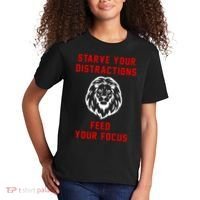 Starve Your Distractions Feed Your Focus Kids T-Shirt thumb 2