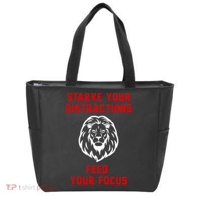 Starve Your Distractions Feed Your Focus Tote Bag