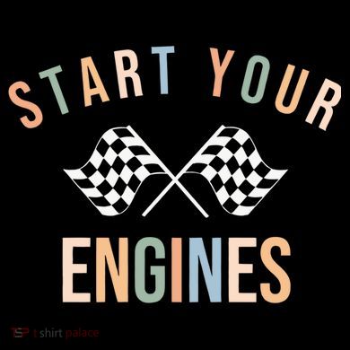 Start Your Engines Funny Checkered Flag Racing Funny Gift Kids Colorblock Raglan Jersey