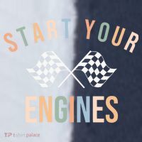 Start Your Engines Funny Checkered Flag Racing Funny Gift Sport-Tek Competitor United Soccer Jersey thumb 4