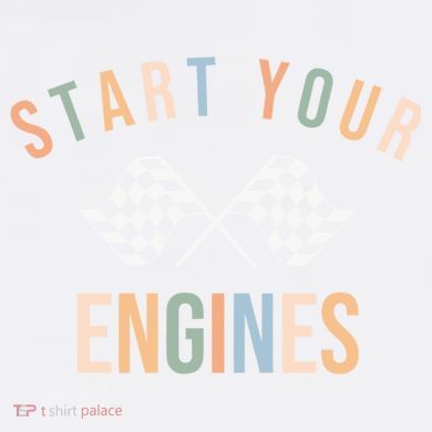 Start Your Engines Funny Checkered Flag Racing Funny Gift Garment-Dyed Sweatshirt