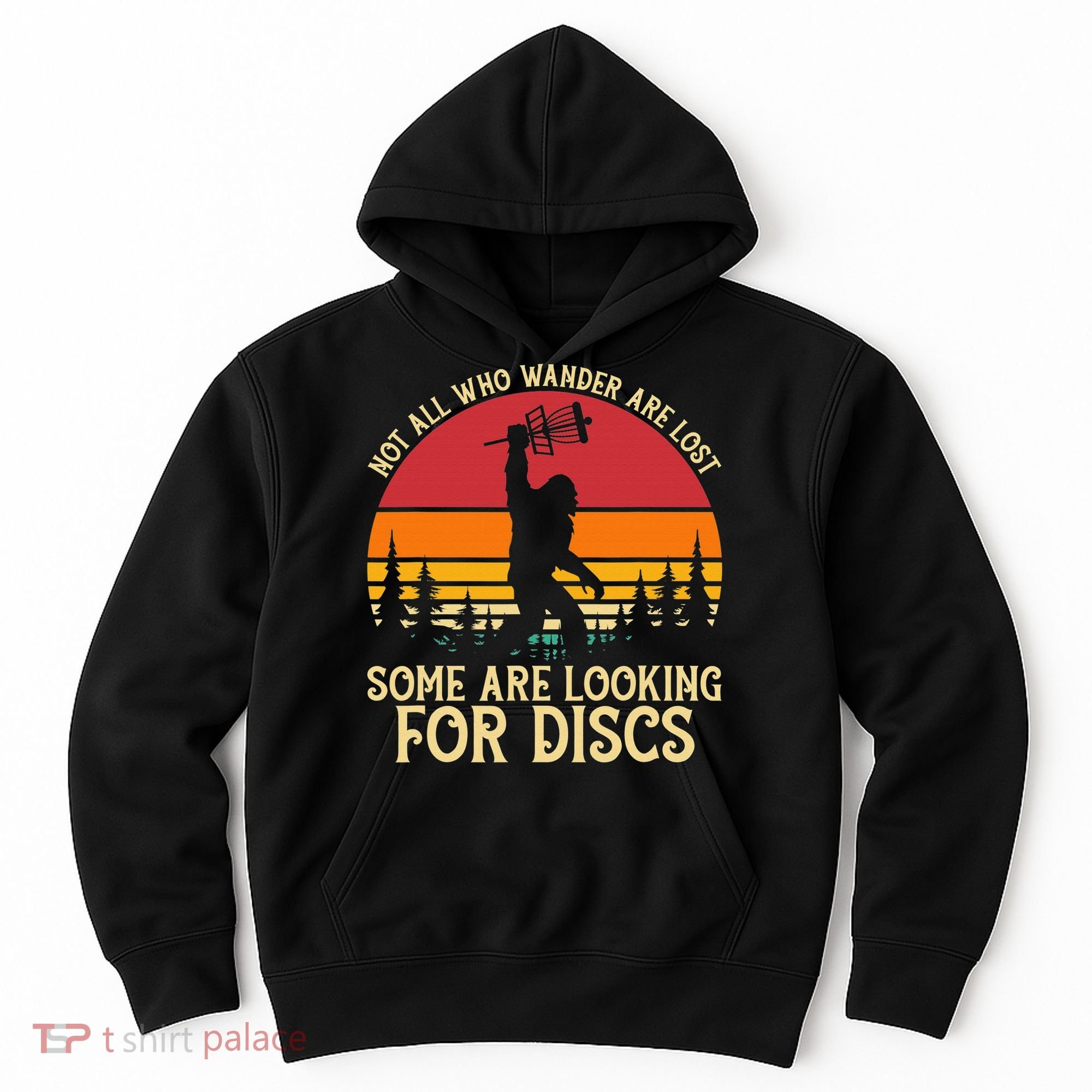 Sasquatch Yeti Frisbee Golf Ultimate Bigfoot Disc Golf Hoodie