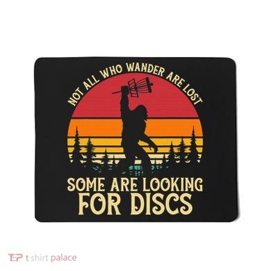 Sasquatch Yeti Frisbee Golf Ultimate Bigfoot Disc Golf Mousepad