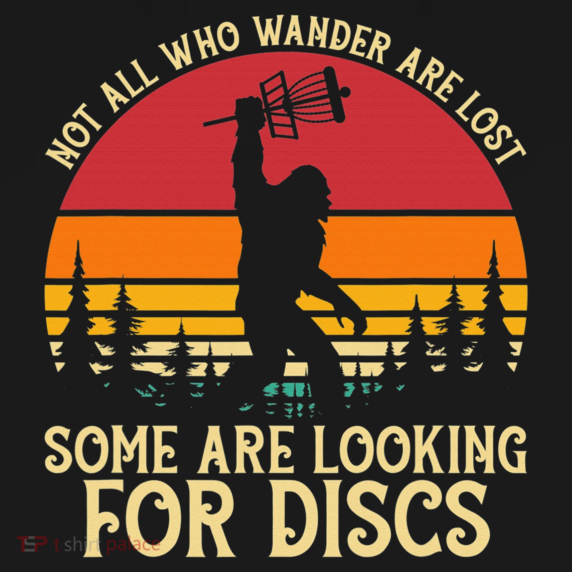 Sasquatch Yeti Frisbee Golf Ultimate Bigfoot Disc Golf Mousepad