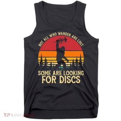 Sasquatch Yeti Frisbee Golf Ultimate Bigfoot Disc Golf Tank Top