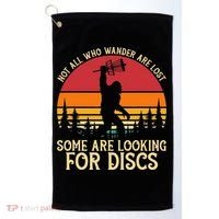 Sasquatch Yeti Frisbee Golf Ultimate Bigfoot Disc Golf Golf Towel thumb 0